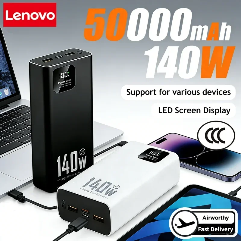 Usb Charger Dynamo - Batería Externa Lenovo de 140W y