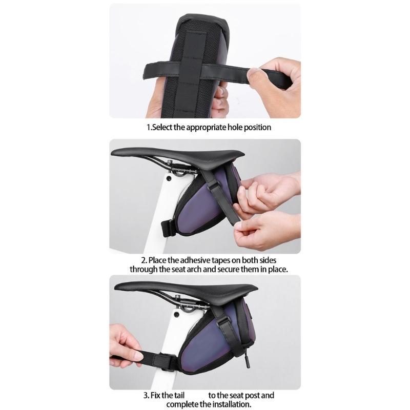 Cycling Commute Distance - Bolsa para sillines bicicleta 652F, impermeable,