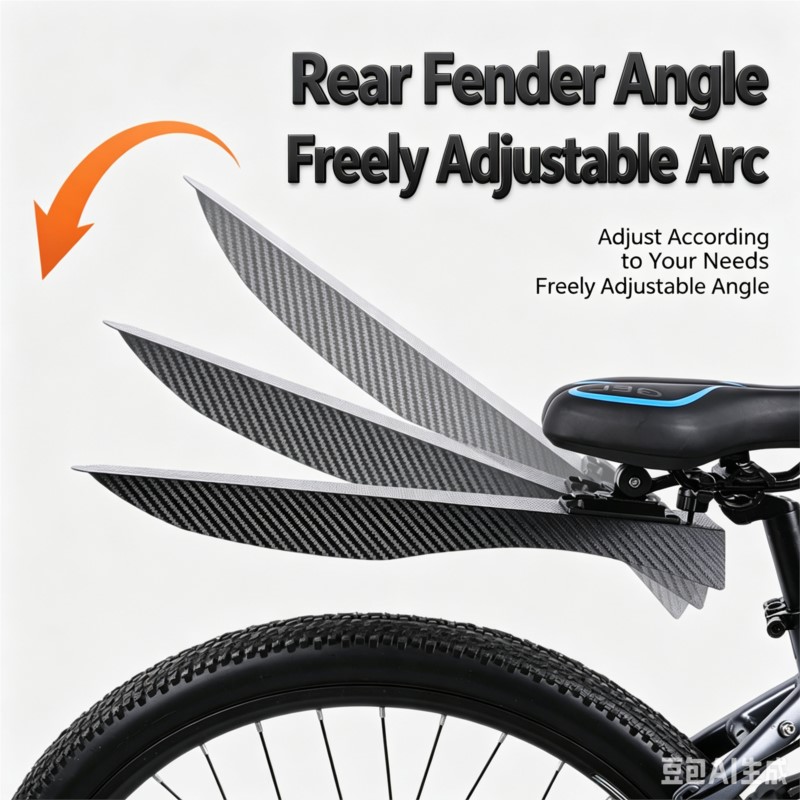 Fender Mudguard Set - Juego de Guardabarros Extensibles y Ajustables