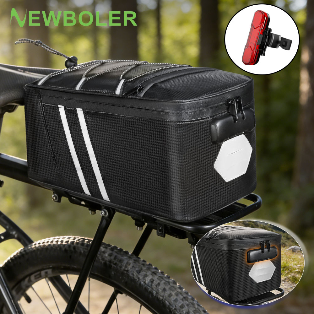 Panniers Waterproof Rear - Bolsa Trasera para Bicicleta con Candado,