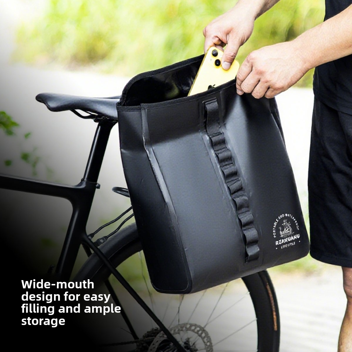 Panniers Waterproof Rear - Bolsa de Almacenamiento Impermeable Delantera y