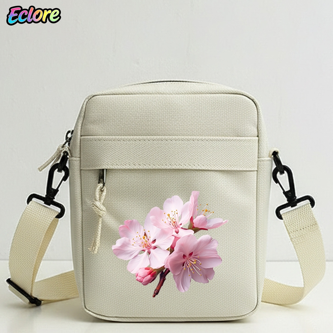 Cycling Commuting - Bolso de hombro con estampado floral