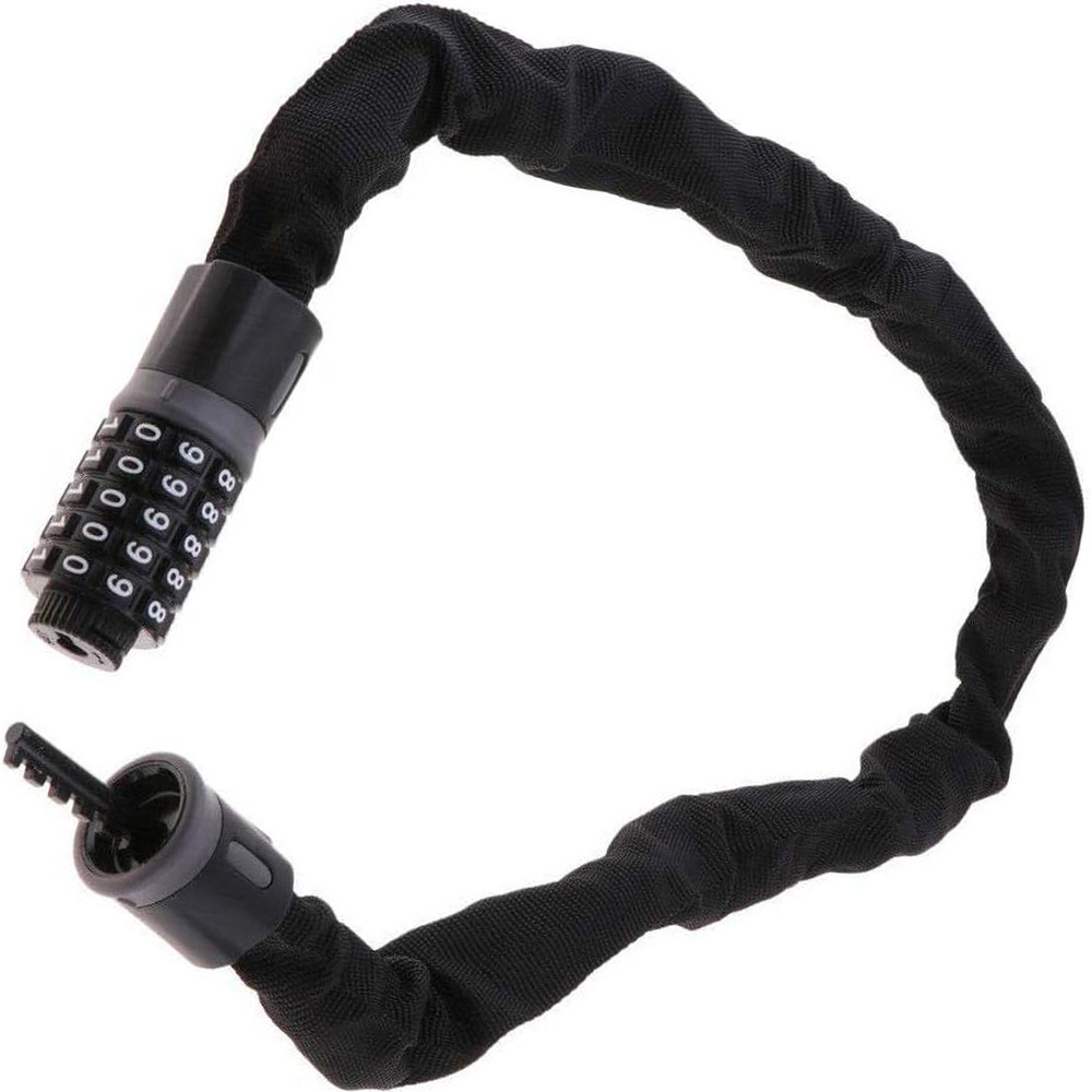 Chain Lock Combination - Candado de cadena de bicicleta con