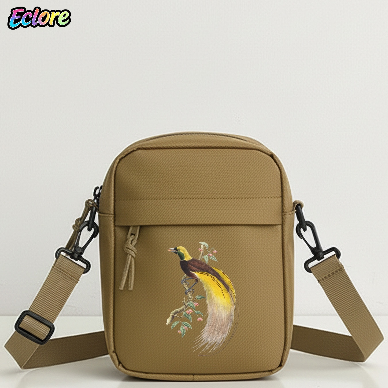 Cycling Commuting - Bolso de hombro con estampado floral