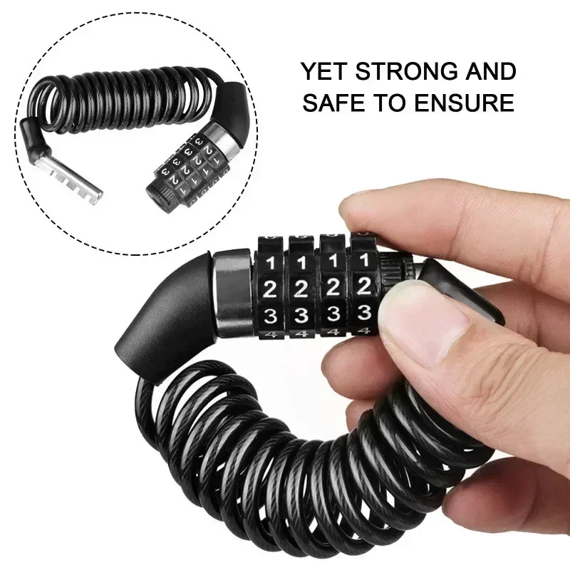 Chain Lock Combination - Cadena Antirrobo para Motocicleta y Bicicleta,