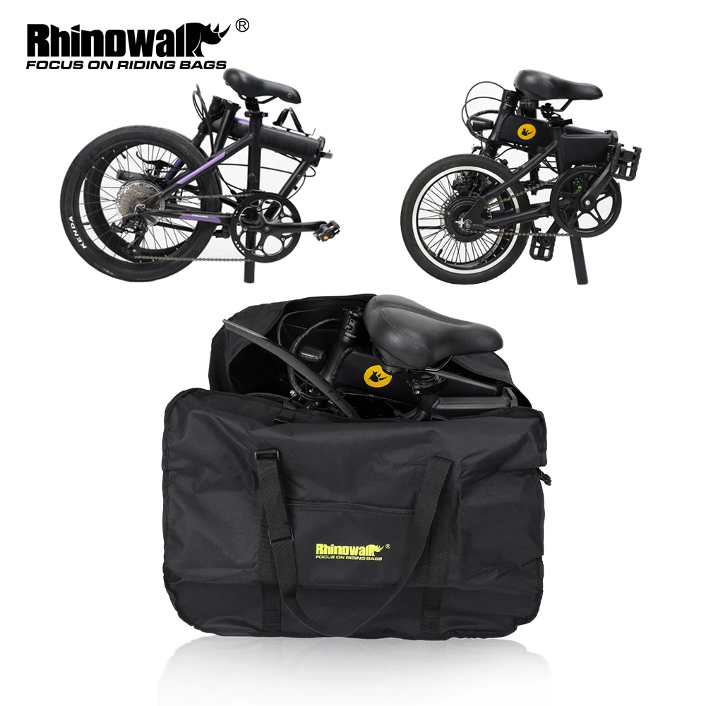 Cycling Journey - Rhinowalk-Bolsa de transporte para bicicleta plegable