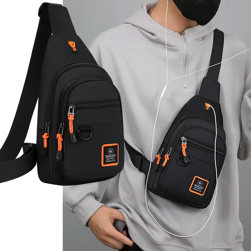 Cycling Journey - Bolso Bandolera Deportivo Impermeable para Hombre,