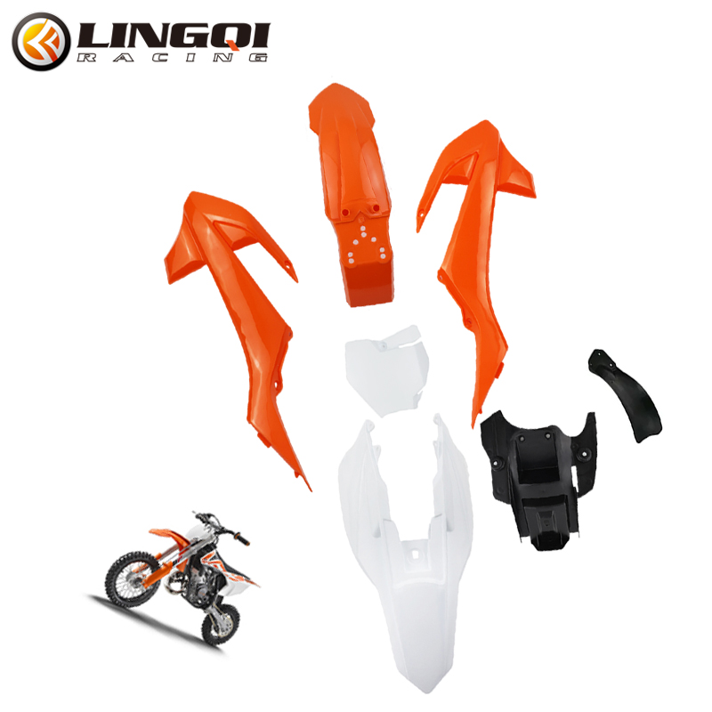 Fender Mudguard Set - LINGQI RACING-Juego de carenado para motocicleta