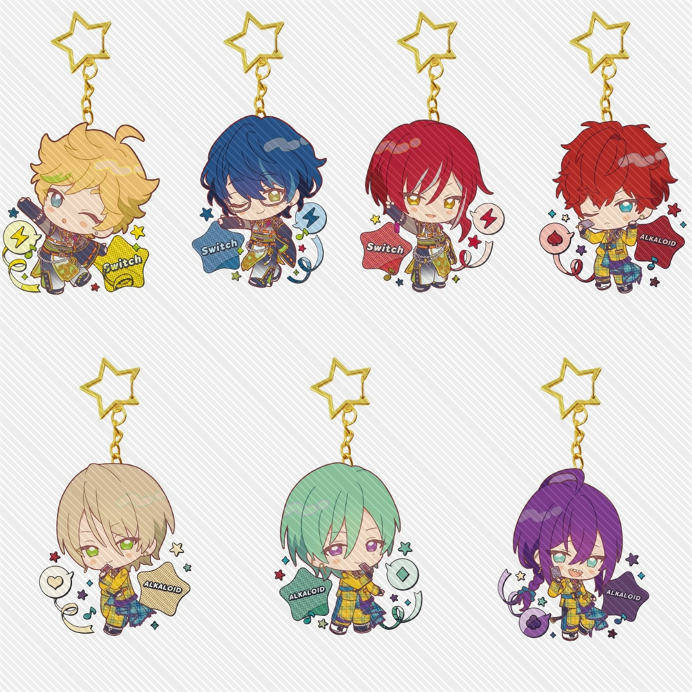 Chain Lock Combination - 6CM Game Ensemble Stars!! Soporte de