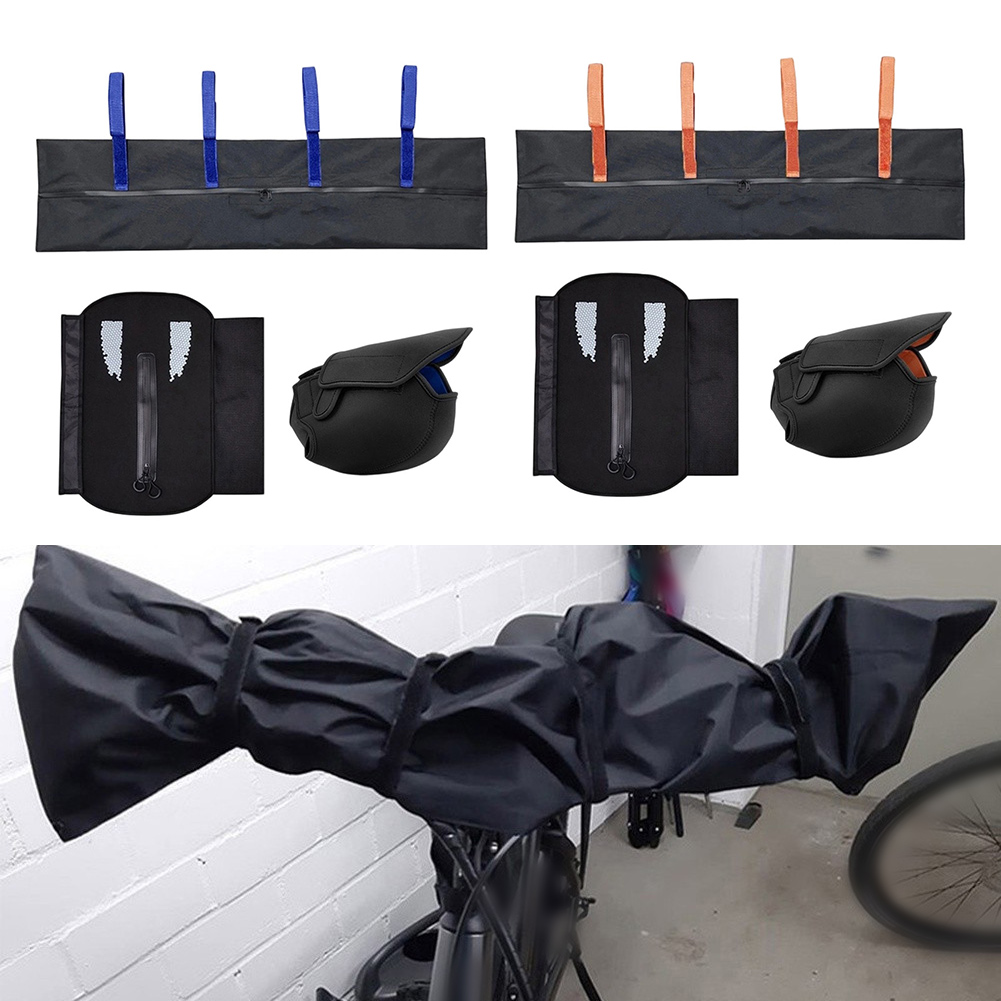Cycling Commute Gear - Juego de cubiertas reflectantes para bicicleta