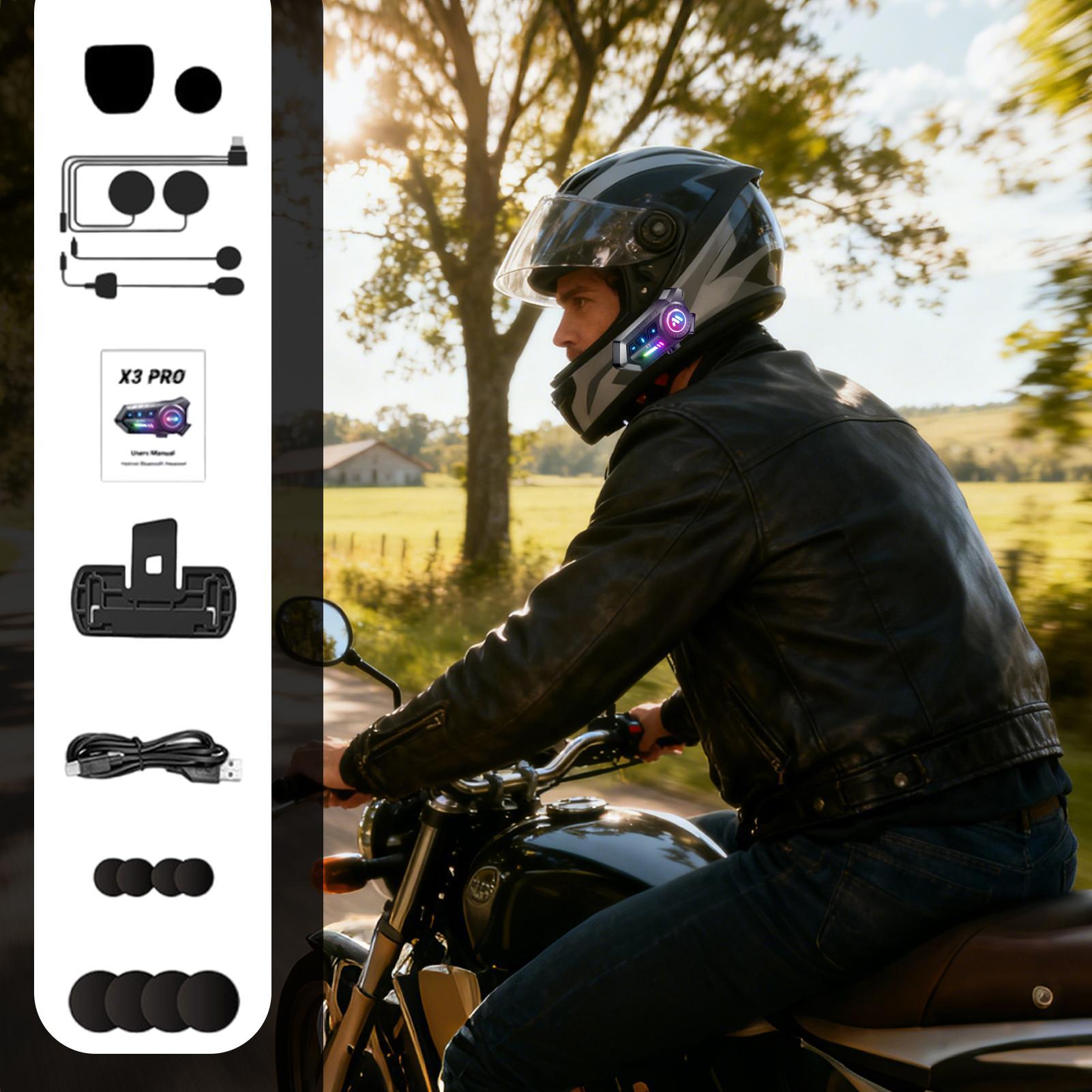 Commute Cycling Helmet - Auriculares inalámbricos para motocicleta, cascos inteligentes