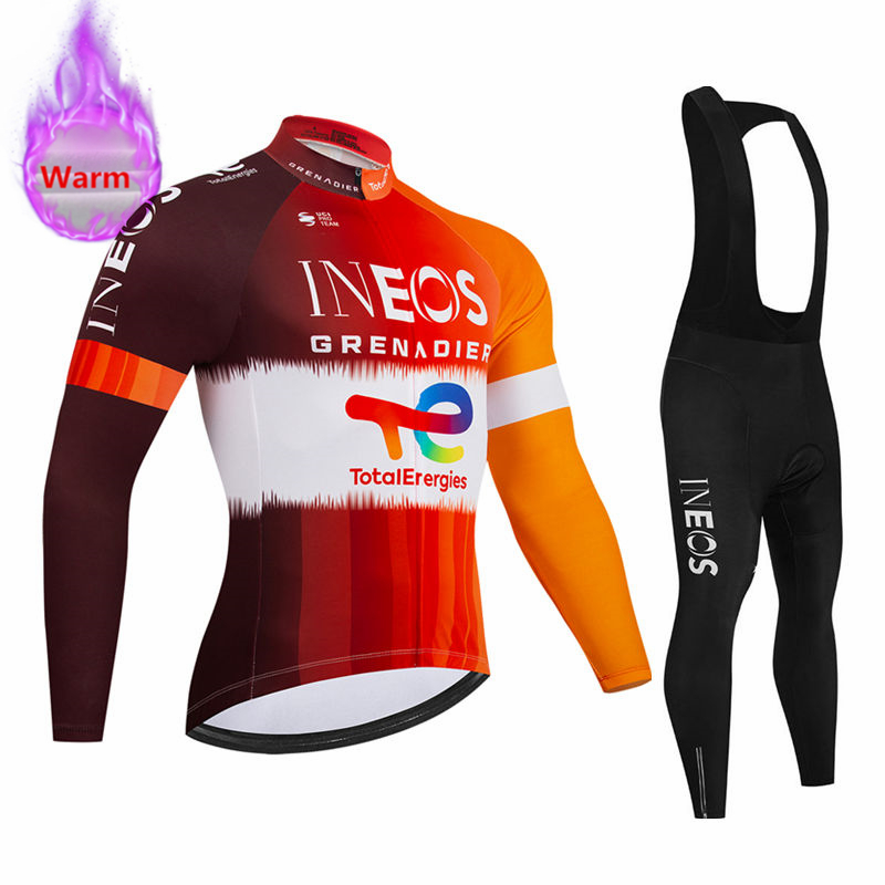 Cycling Community - Conjunto de Jersey de Ciclismo Térmico