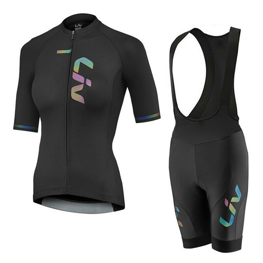 Cycling Community - LIV-Conjunto de pantalones cortos con pechera