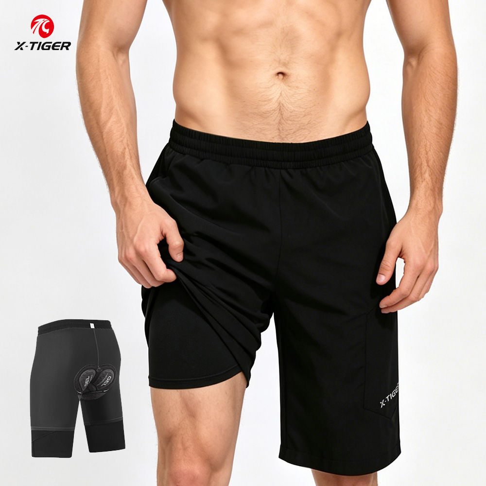 Cycling Shorts For Commute - Pantalones cortos de ciclismo X-TIGER 2