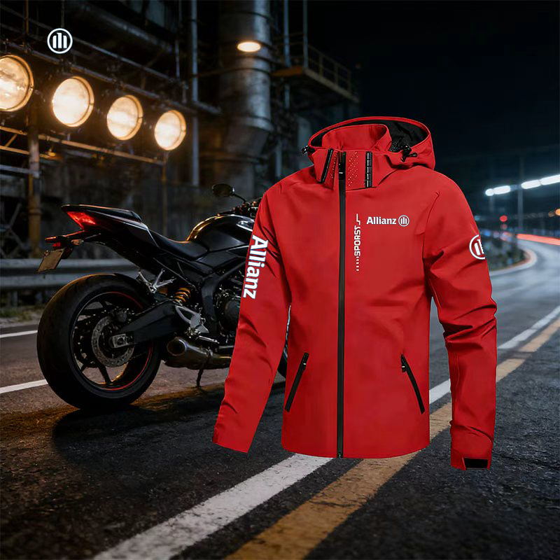 Cycling Rain Jacket Commute - Chaqueta Impermeable Casual para Hombre con