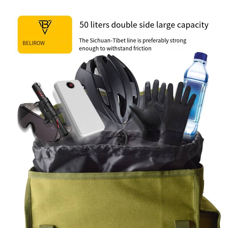 Bolsa trasera de bicicleta de  - Panniers Waterproof Rear reseña y precio