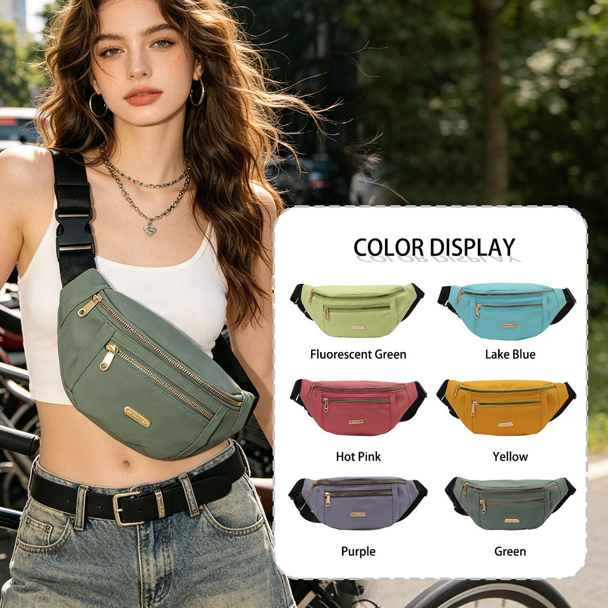 Bolso de Pecho Casual para Muj - Cycling Commuting reseña y precio