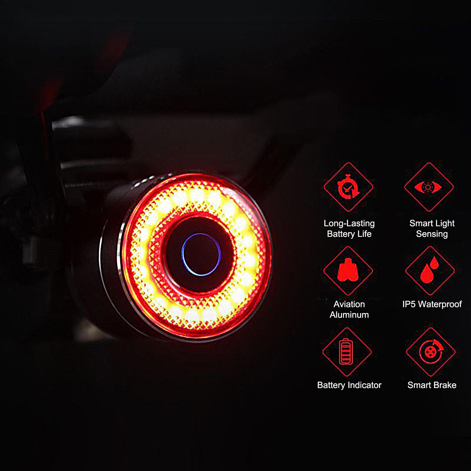 Luz de freno de bicicleta, luz - Cycling Commuting reseña y precio