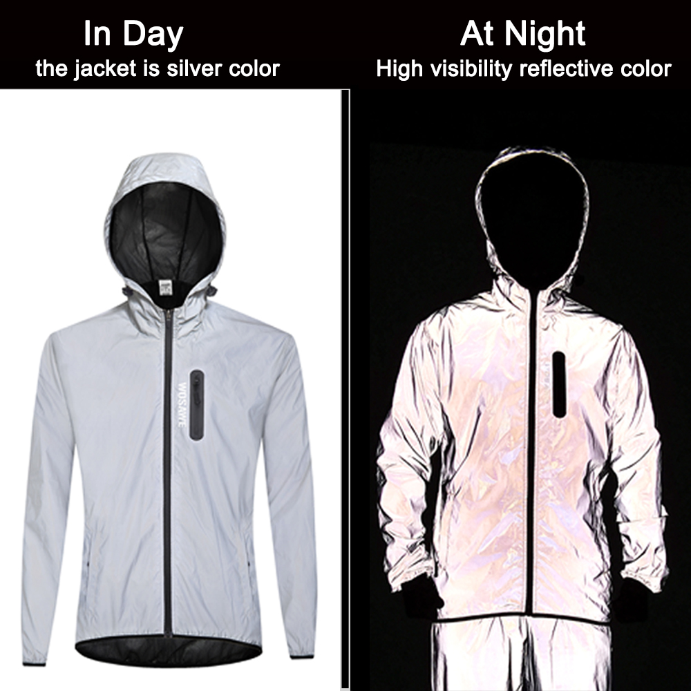 WOSAWE-Chaqueta totalmente ref - Cycling Rain Jacket Commute reseña y precio