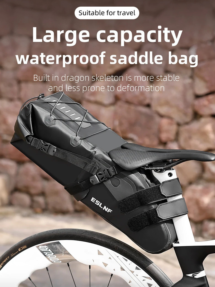Bolsa de sillín reflectante e  - Cycling Journey reseña y precio