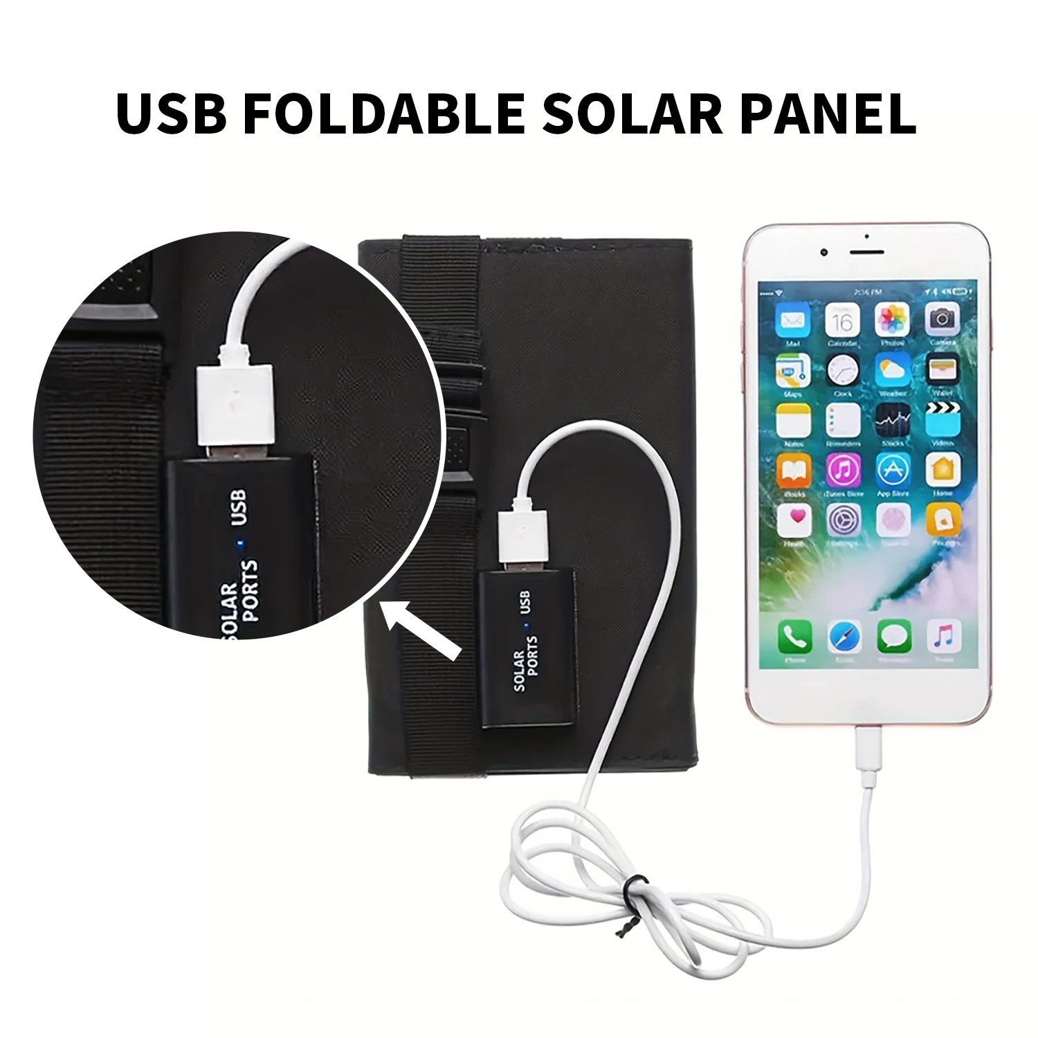 Panel Solar Plegable de 20W 50 - Usb Charger Dynamo reseña y precio