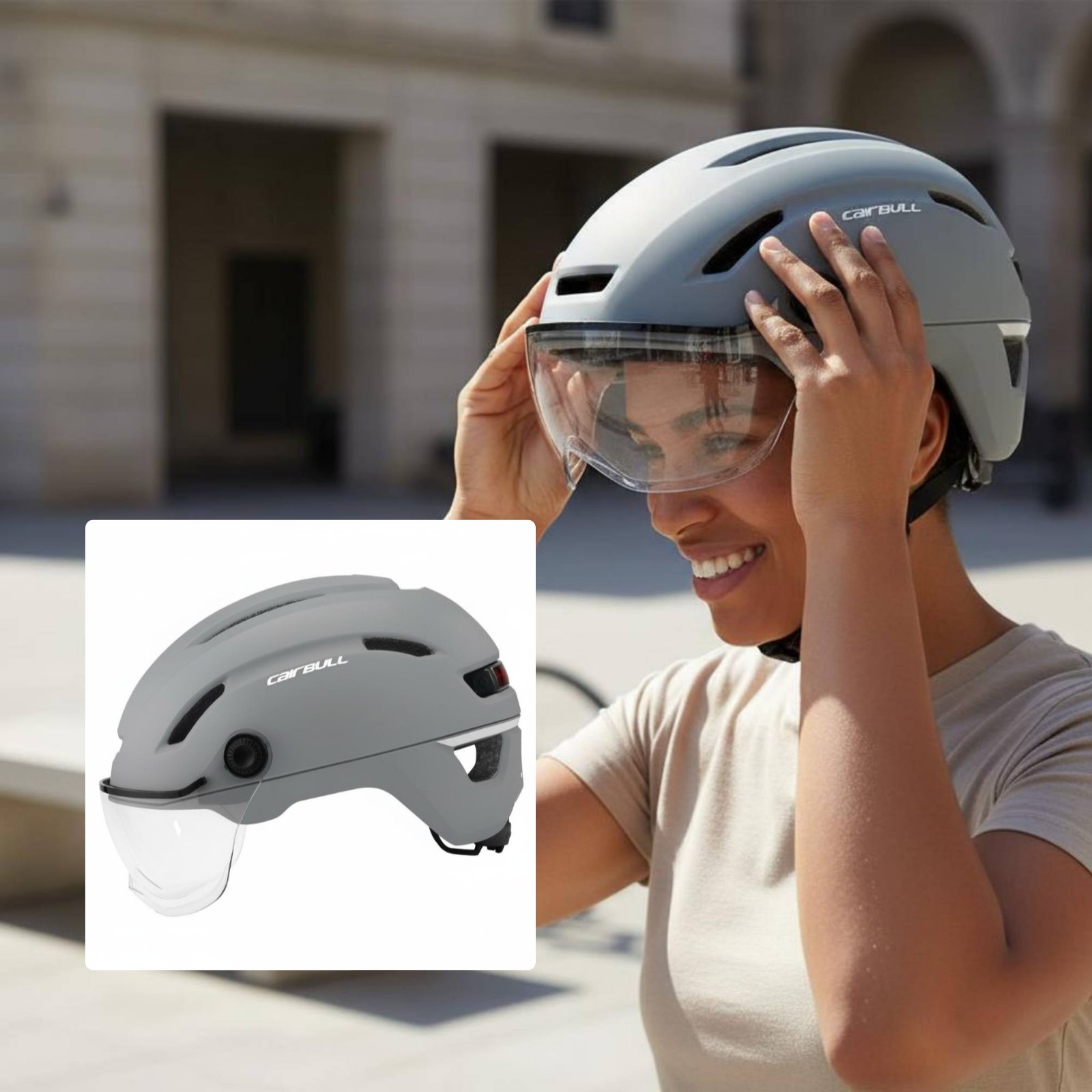 Casco para Bicicleta Eléctrica - Commute Cycling Helmet reseña y precio
