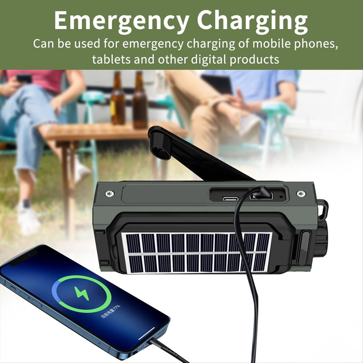Radio Solar Portátil A26Z, Rad - Usb Charger Dynamo reseña y precio