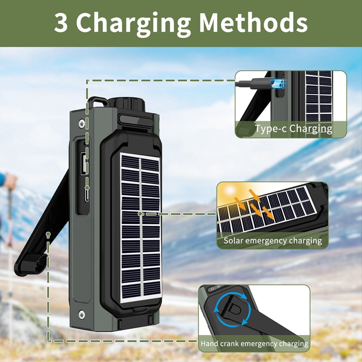Radio Solar Portátil A26Z, Rad - Usb Charger Dynamo reseña y precio
