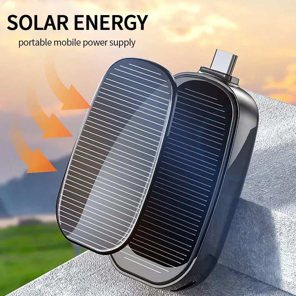 Mini batería externa solar de  - Usb Charger Dynamo reseña y precio