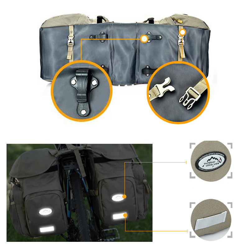 Bolsa Doble para Portaequipaje - Panniers Waterproof Rear reseña y precio