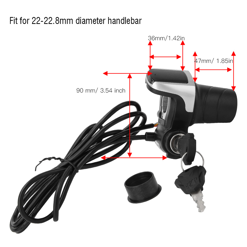 Acelerador de agarre giratorio - Commuter Bike Lock reseña y precio