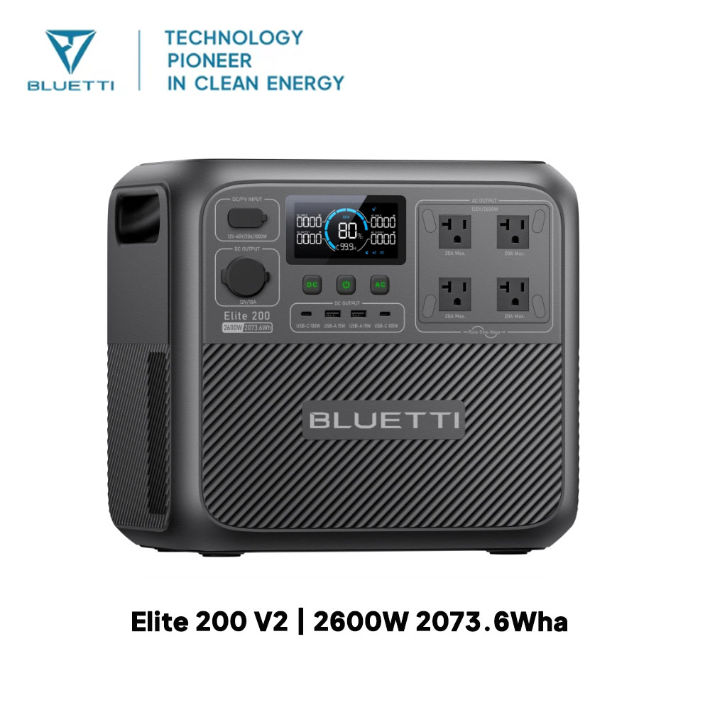 【Renew】BLUETTI Elite 200 V2 Es - Usb Charger Dynamo reseña y precio