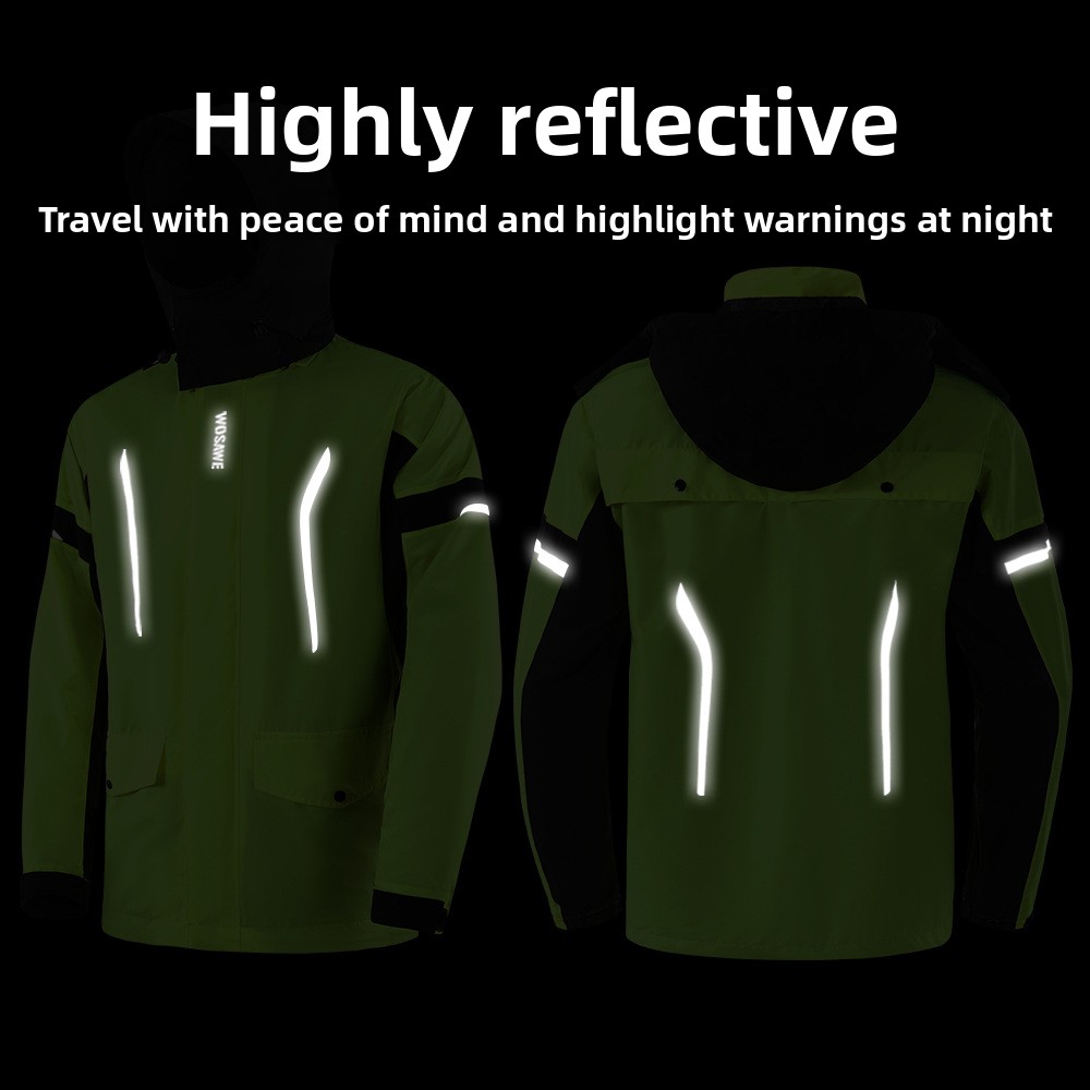 Traje de Ciclismo Impermeable  - Cycling Rain Jacket Commute reseña y precio