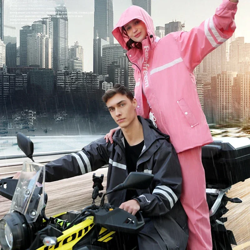Chubasquero impermeable reflec - Cycling Rain Jacket Commute reseña y precio