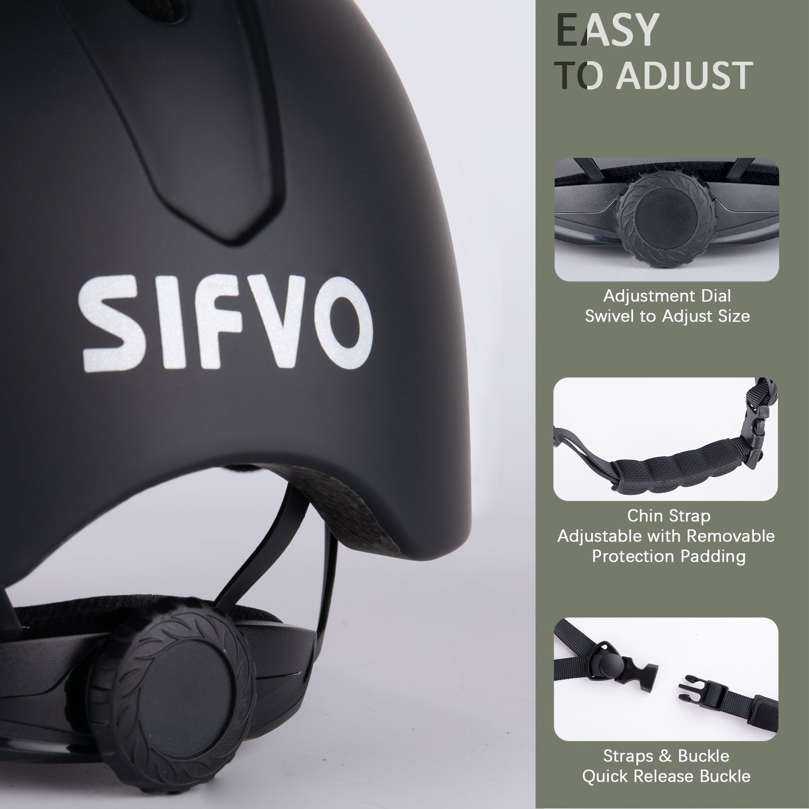 SIFVO-casco de bicicleta elega - Commute Cycling Helmet reseña y precio