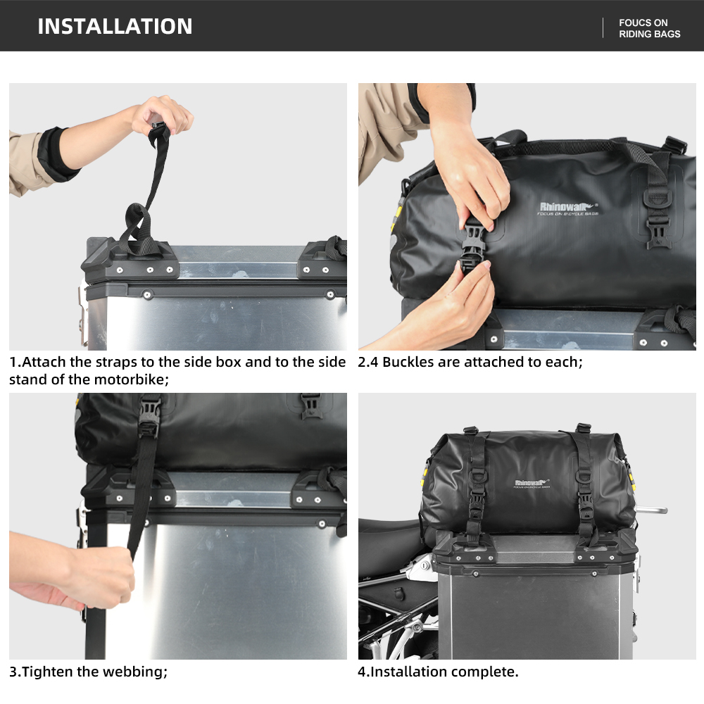 Rhinowalk-Bolsa de equipaje im - Panniers Waterproof Rear reseña y precio