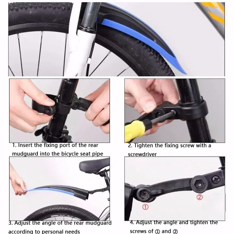 1 Juego de guardabarros de bic - Fender Mudguard Set reseña y precio