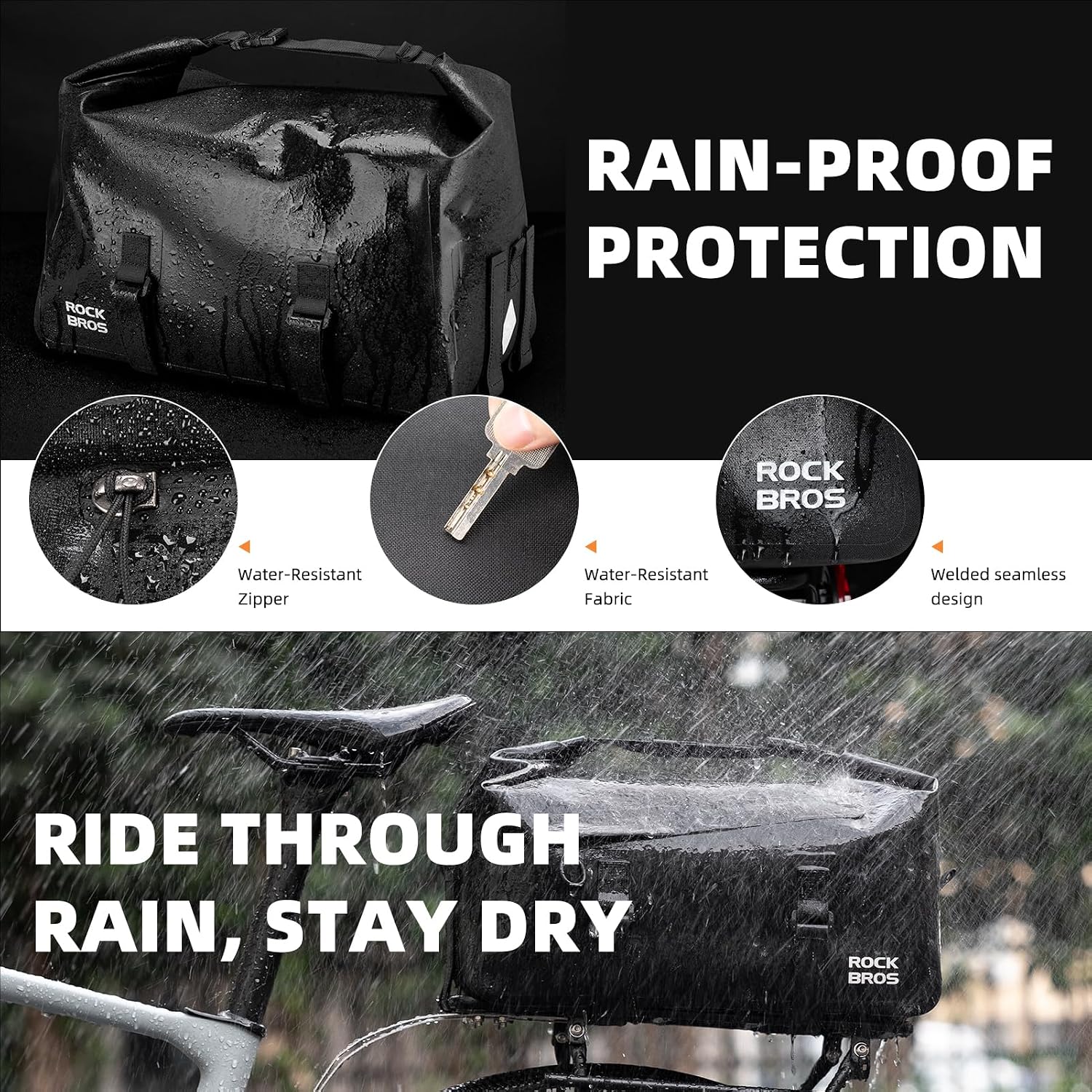 Bolsa para bicicleta, bolsa ex - Panniers Waterproof Rear reseña y precio