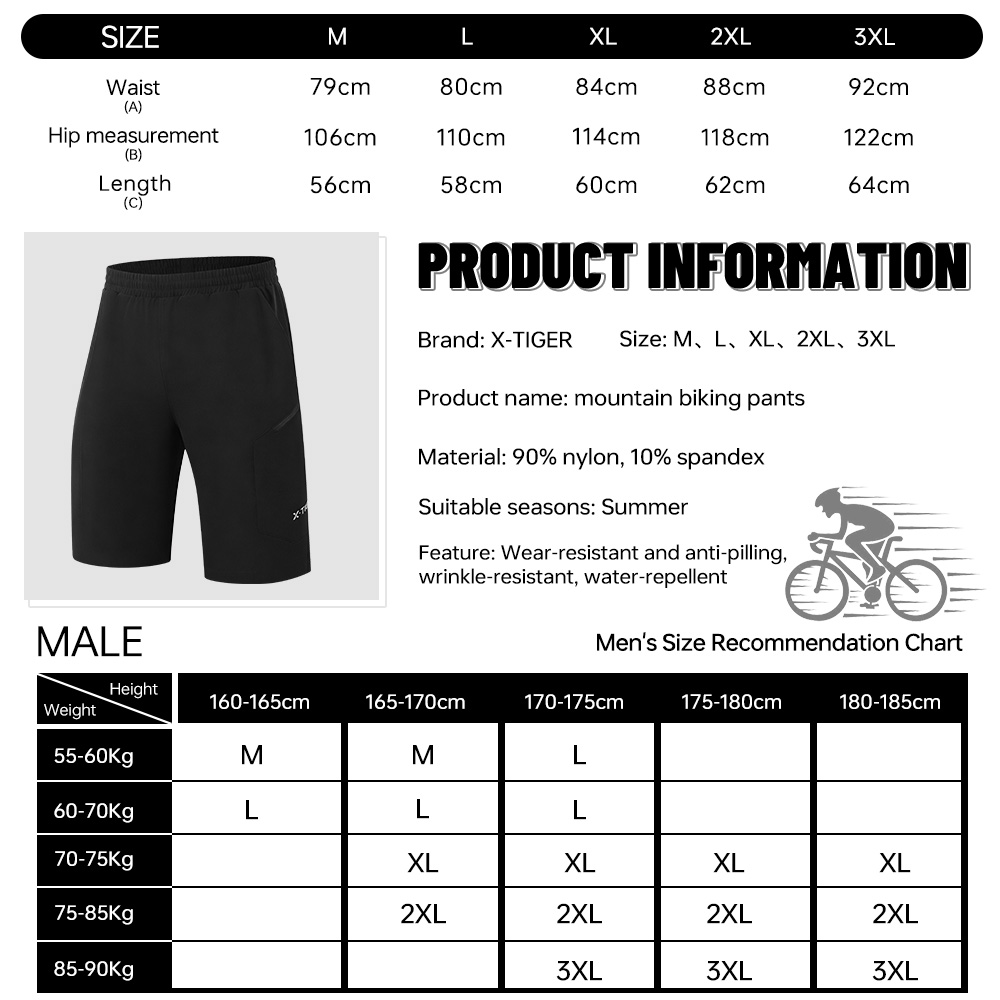 Pantalones cortos de ciclismo  - Cycling Shorts For Commute reseña y precio