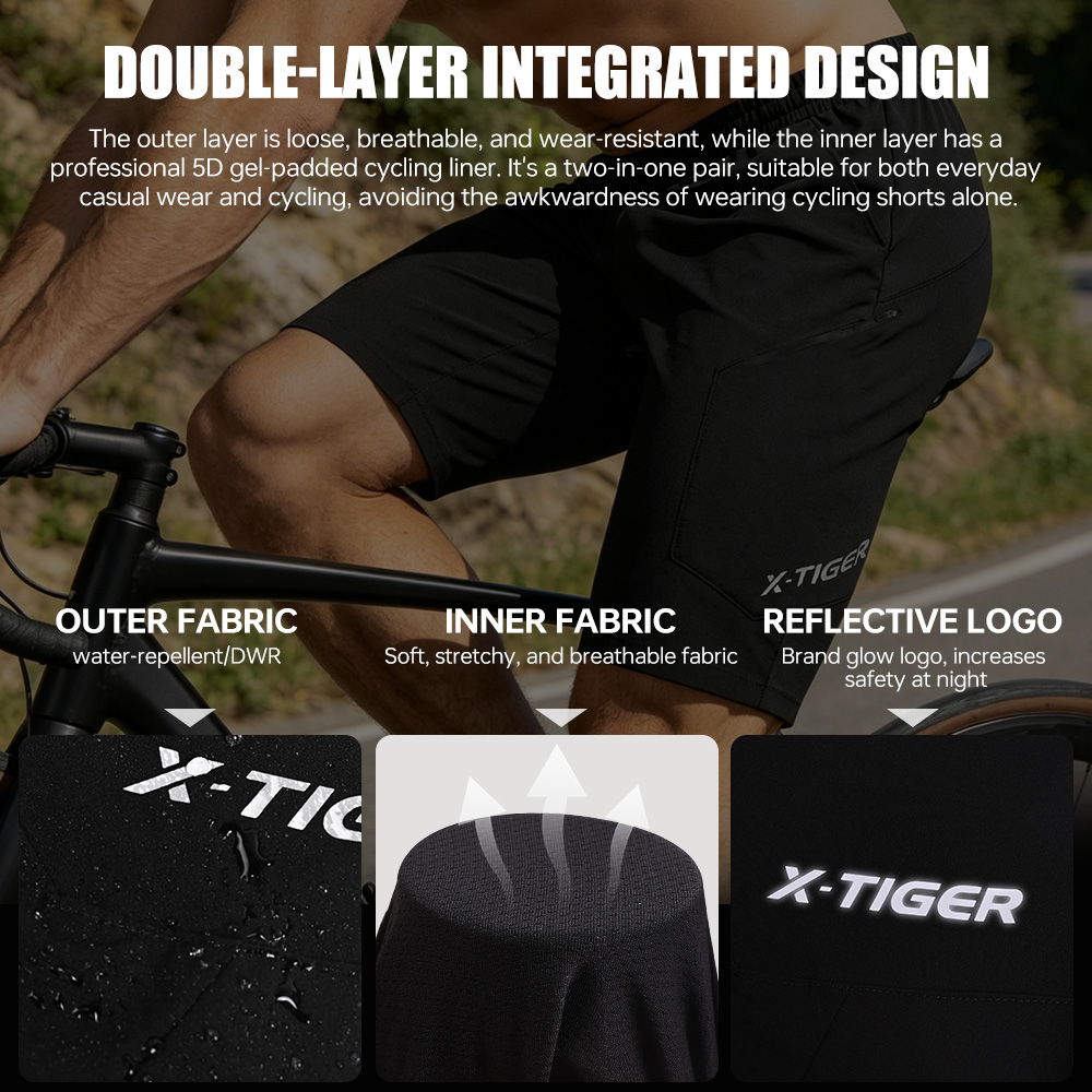 Pantalones cortos de ciclismo  - Cycling Shorts For Commute reseña y precio