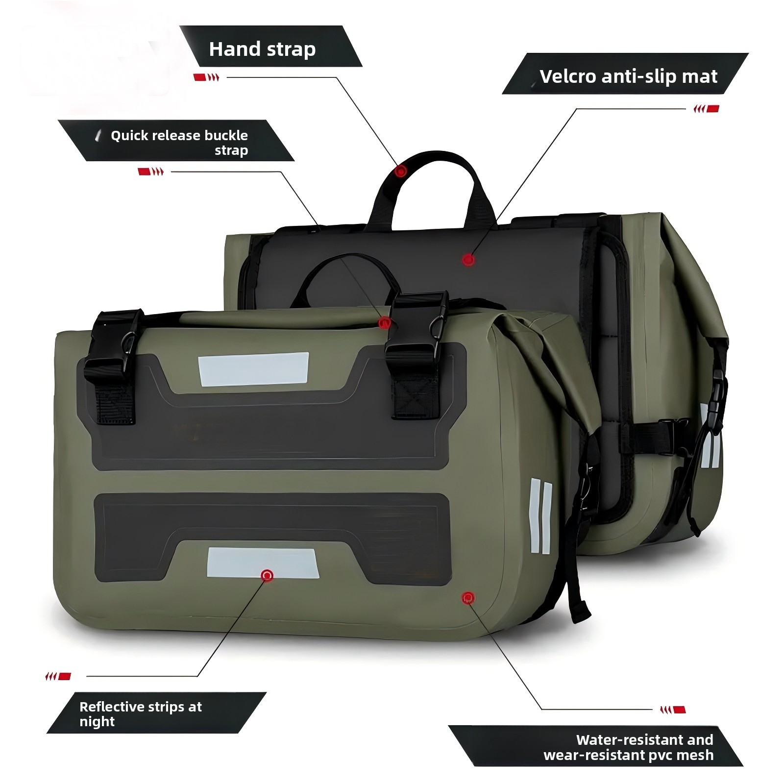Alforjas Laterales para Motoci - Panniers Waterproof Rear reseña y precio